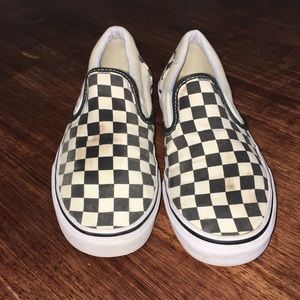 Classic Checkered Van Slides
